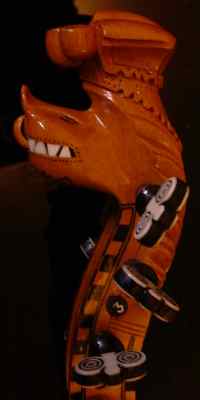 Hardanger fiddle - the head
